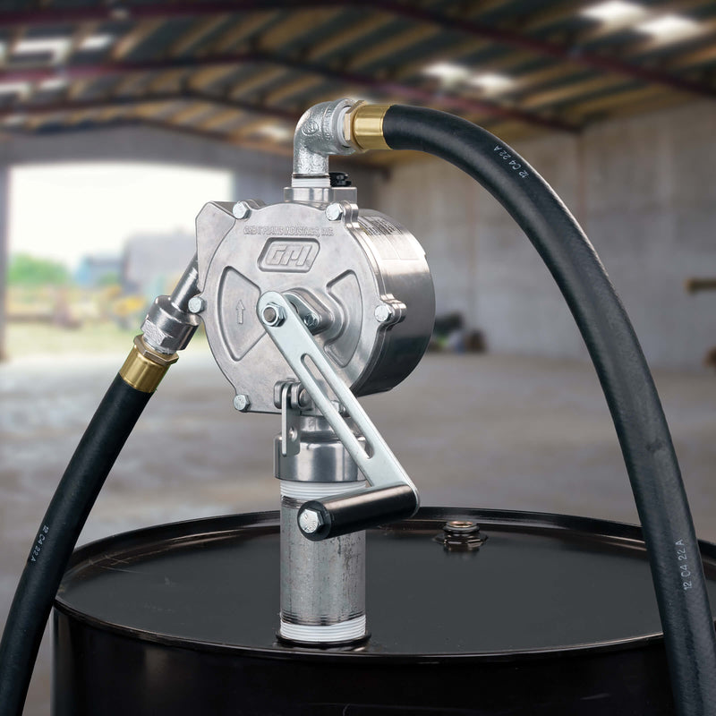 Load image into Gallery viewer, 123000-06 GPI ROTARY PUMP CAST IRON ROTOR, HOSE, SUCTION PIPE AND SPOUT