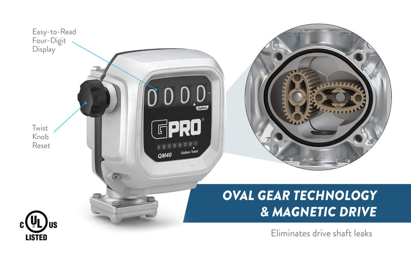 Load image into Gallery viewer, QM40-G8N (139000-01) FUEL METR MECHANICAL - 2 to 40 GPM