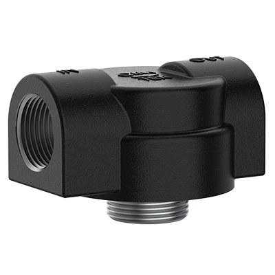 200AH 1 3/8" FILTER HEAD CAST IRON 1" IN/OUT PORT ADAPTER (50004)  1CASE6