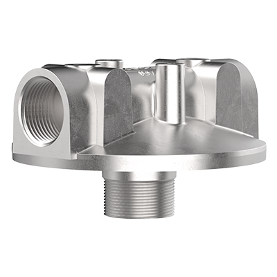 #805 ALUM. ADAPTER 800 SERIES FILTER W/1" NPT IN/OUT (50109 EA)