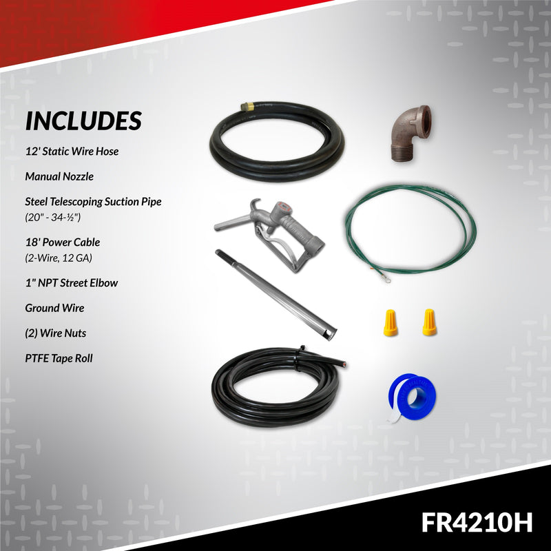 Load image into Gallery viewer, FR4210H FILLRITE HISPEED 12VOLT PUMP WITH OUT METER (20GPM)