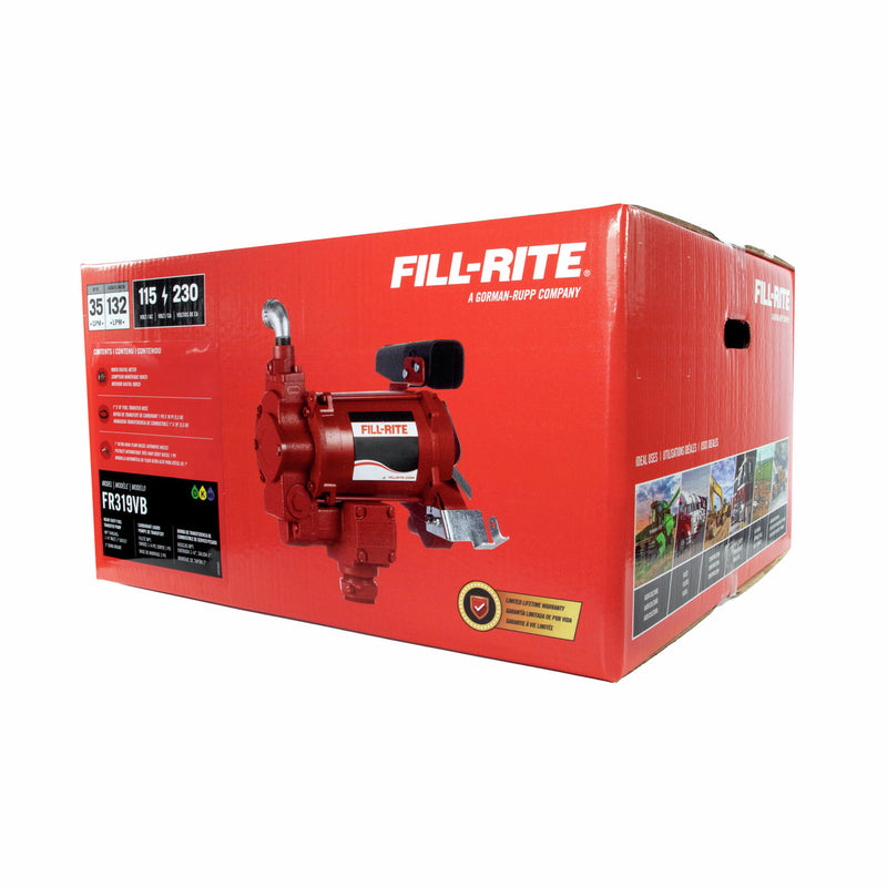 Load image into Gallery viewer, FR319VB 115 VOLT FILLRITE PUMP, 27GPM WITH METER AND HISPEED AUTO DIESEL NOZZLE