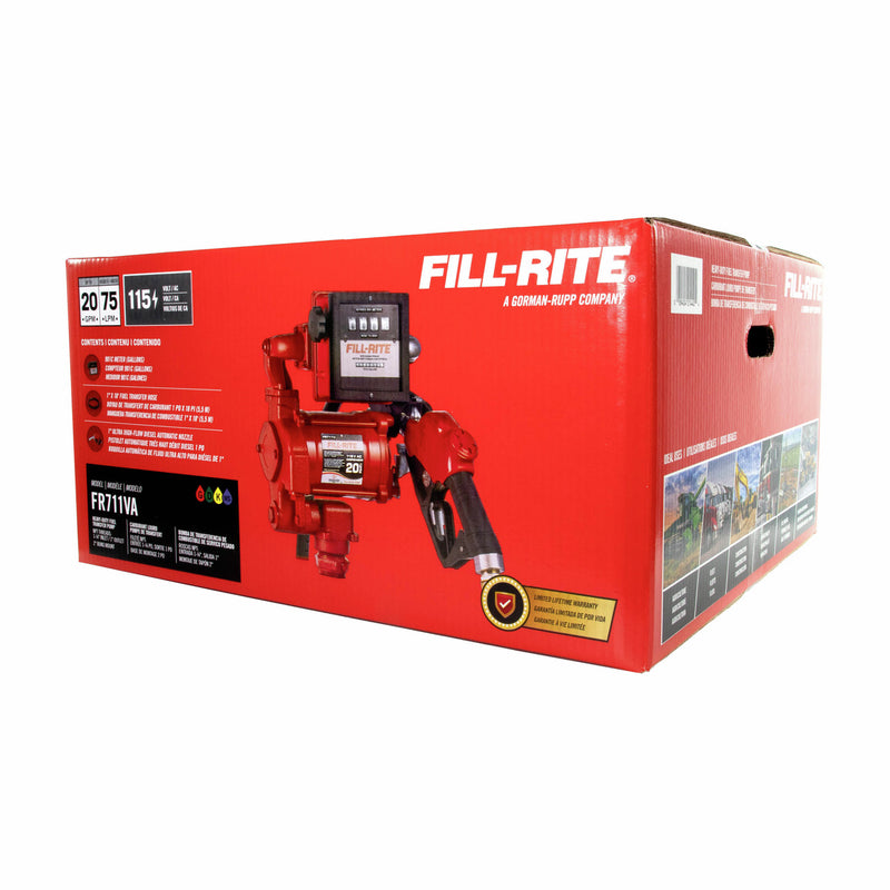 Load image into Gallery viewer, FR711VA FILLRITE 115 VOLT PUMP WITH 901 METER AND AUTO NOZZLE