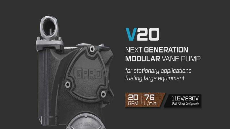 Load and play video in Gallery viewer, 171000-01 V20-115PO-N08 115V 20GAL PUMP TANK ADAPTER EA