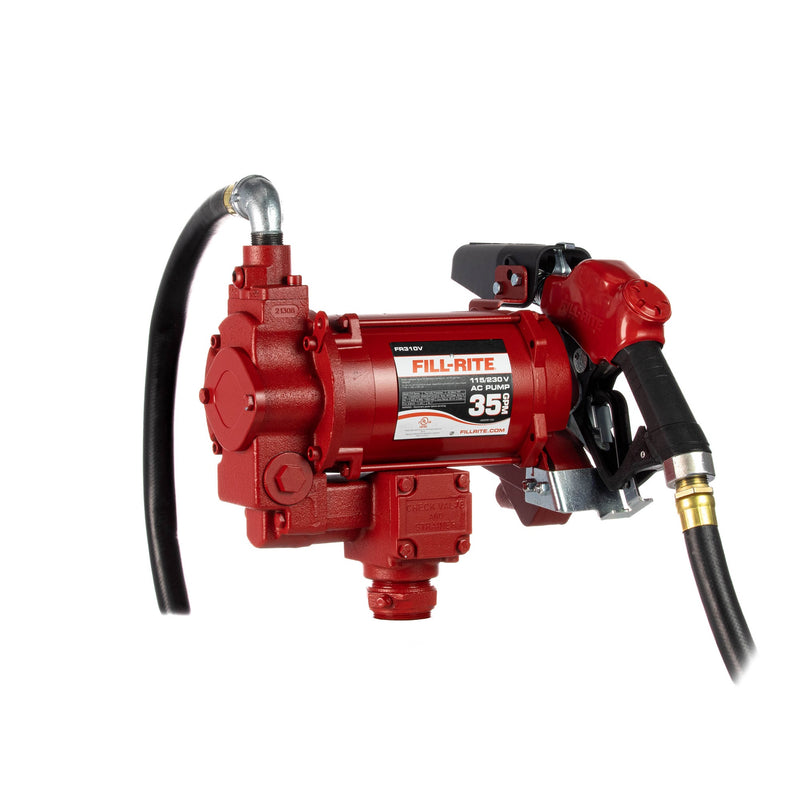 Load image into Gallery viewer, FR310VB FILLRITE 115 VOLT HI SPEED PUMP WITH 1"X18' HOSE & AUTO NOZZLE (NO METER)