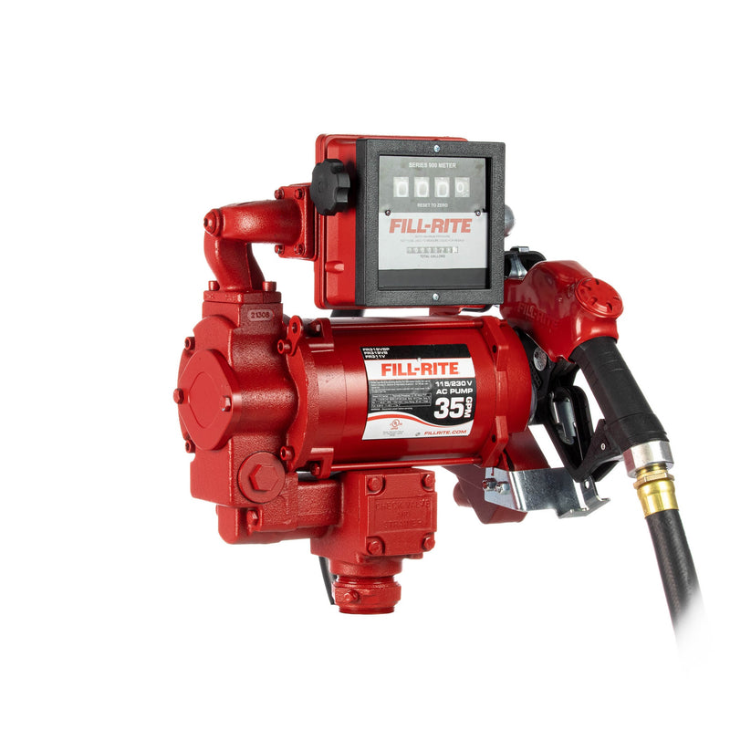 Load image into Gallery viewer, FR311VB 115 VOLT FILLRITE HIGH SPEED WITH METER, 1" x 18' HOSE, HI FLOW AUTO DIESEL NOZZLE
