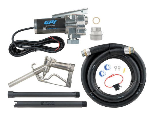 110300-1 M-180S-ML 18 GPM, 12V HI SPEED PUMP, HOSE, NOZZLE EA