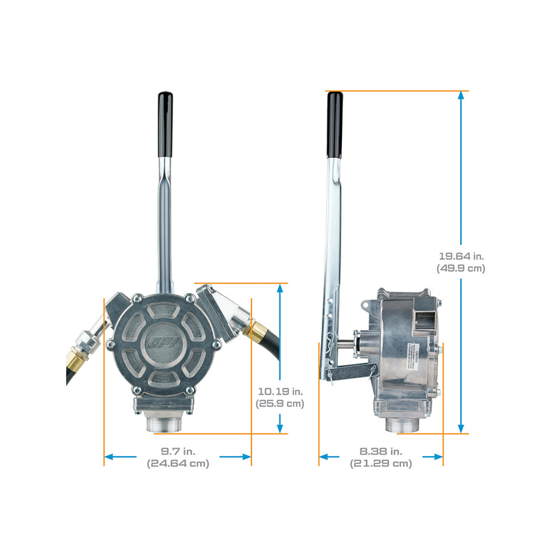 Load image into Gallery viewer, 114000-10 GPI PISTON PUMP ADJ. SUCTION PUMP W/HOSE &amp; SPOUT
