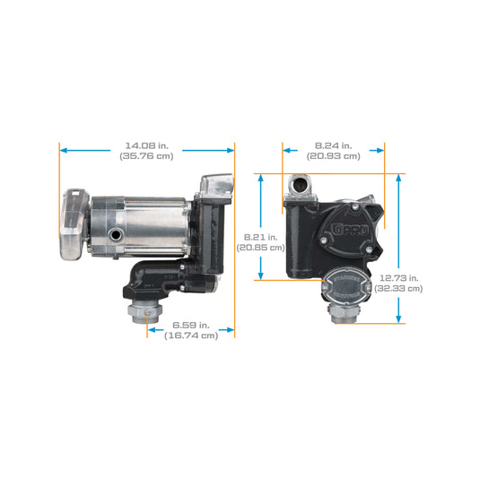 171000-03 V20-115AD 115 Volt 20GPM PUMP, 1"x18' HOSE, DIESEL NOZZLE