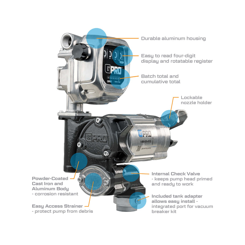 Load image into Gallery viewer, 171050-01 V20-115PO+QM40-G8N PUMP, METER, TANK ADAPTER
