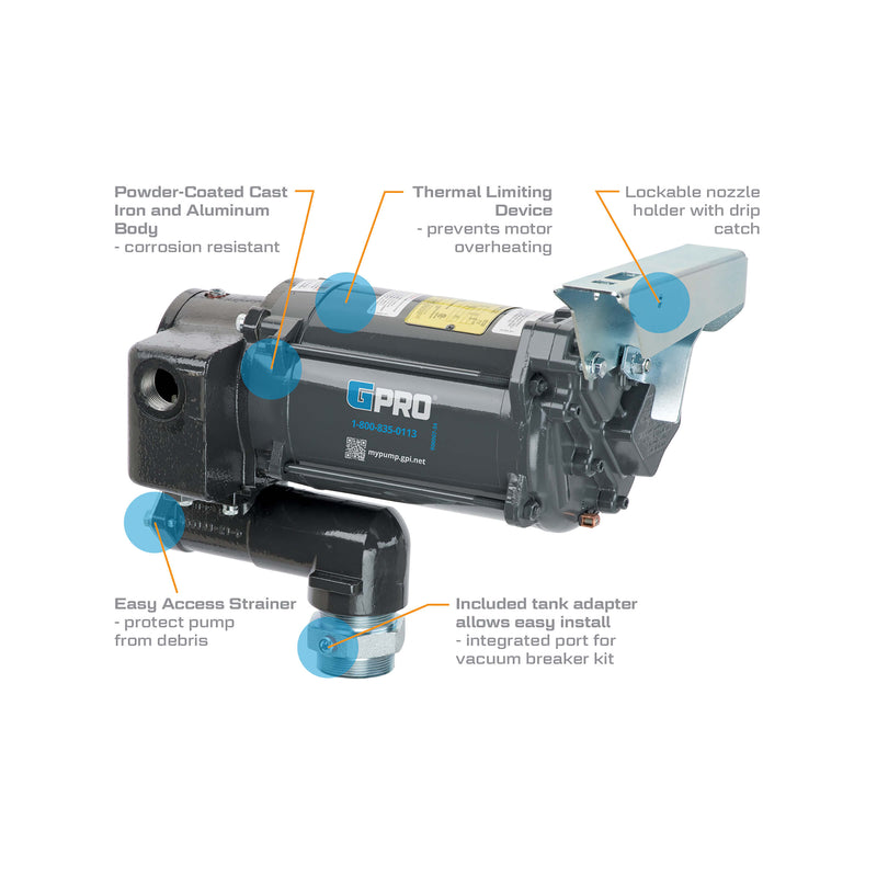 Load image into Gallery viewer, 504000-01 PRO35 115VOLT 30 GPM PUMP ONLY W/TANK ADAPTER
