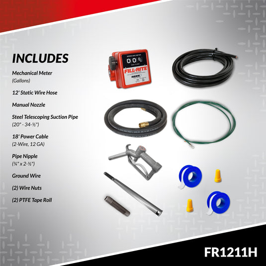 FR1211H Fillrite Pump w/Meter