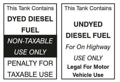Diesel Regulations Decal