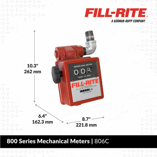 806C FILLRITE GRAVITY FLOW METER