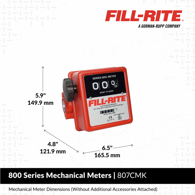 Load image into Gallery viewer, 807CMK FILLRITE METER KIT FOR 1200, 2400, 600, and 700 Series Pumps
