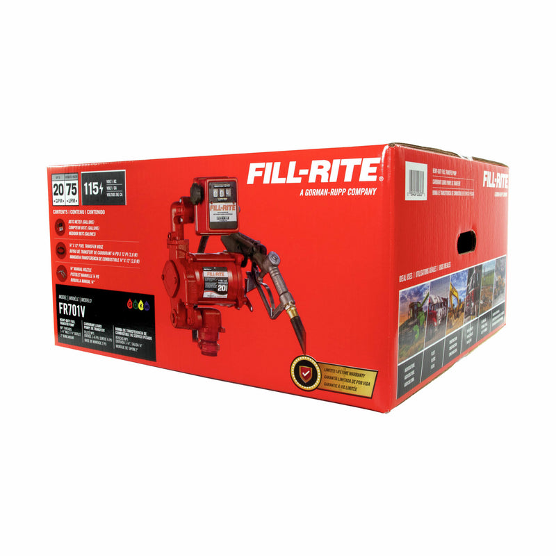 Load image into Gallery viewer, FR701V FILLRITE 115 VOLT 20 GPM PUMP WITH METER
