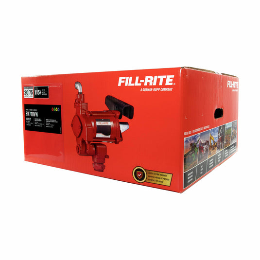 FR710VN FILLRITE 115 VOLT PUMP WITHOUT METER, HOSE, OR NOZZLE