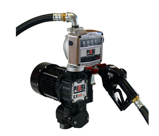 EX140 K150 METER HOSE W/NOZZLE PIUSI 120V 37GPM PUMP FULL PKG EA