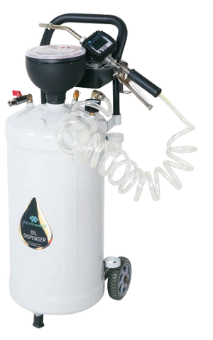 Air Operated-Oil Dispenser w/ Elec-Meter, 8 gallon EA