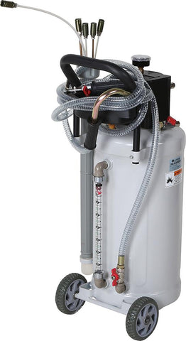 Fluid Extractor, 8 Gallon Air Pressure To Empty, Grey EA