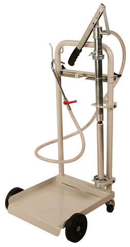 Mobile Oil Hand Pump Kit: w/ 4Whl Cart