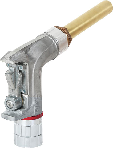 Hi-Flow Manual Shutoff Nozzle 1½"Inlet,11/4" dia. BrassSpout EA