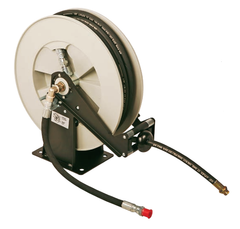 Oil Hose Reel, 1/2" x 25' Hose, Open EA