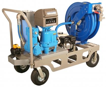 4 Whl DEF Cart w/ 115VAC Pump, Resale Meter, Filter, 50' Reel EA