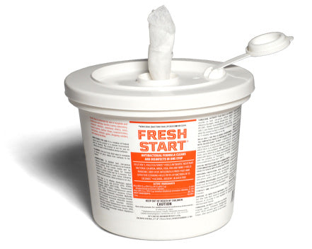 FRESH START DISINFECTING WIPES CLEANS/DISINFECTS IN ONE STEP