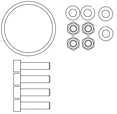 139500-21 Kit Hardware QM40 Bolts, Nuts, Washers