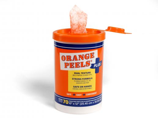 ORANGE PEELS PLUS 20216 CLEANING WIPES (PRE-MOISTENED CA