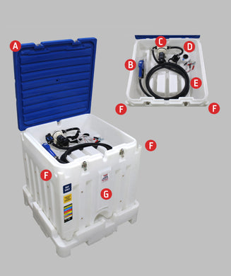 Rhino's Portable DEF Units & 4-way Poly Pallet